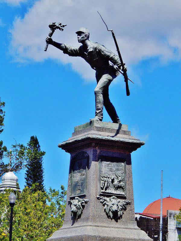Juan SantamarÃ­a, Costa Rica national hero