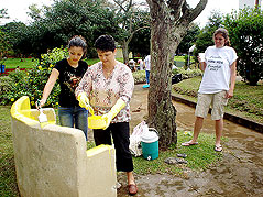 volunteer actions at the park